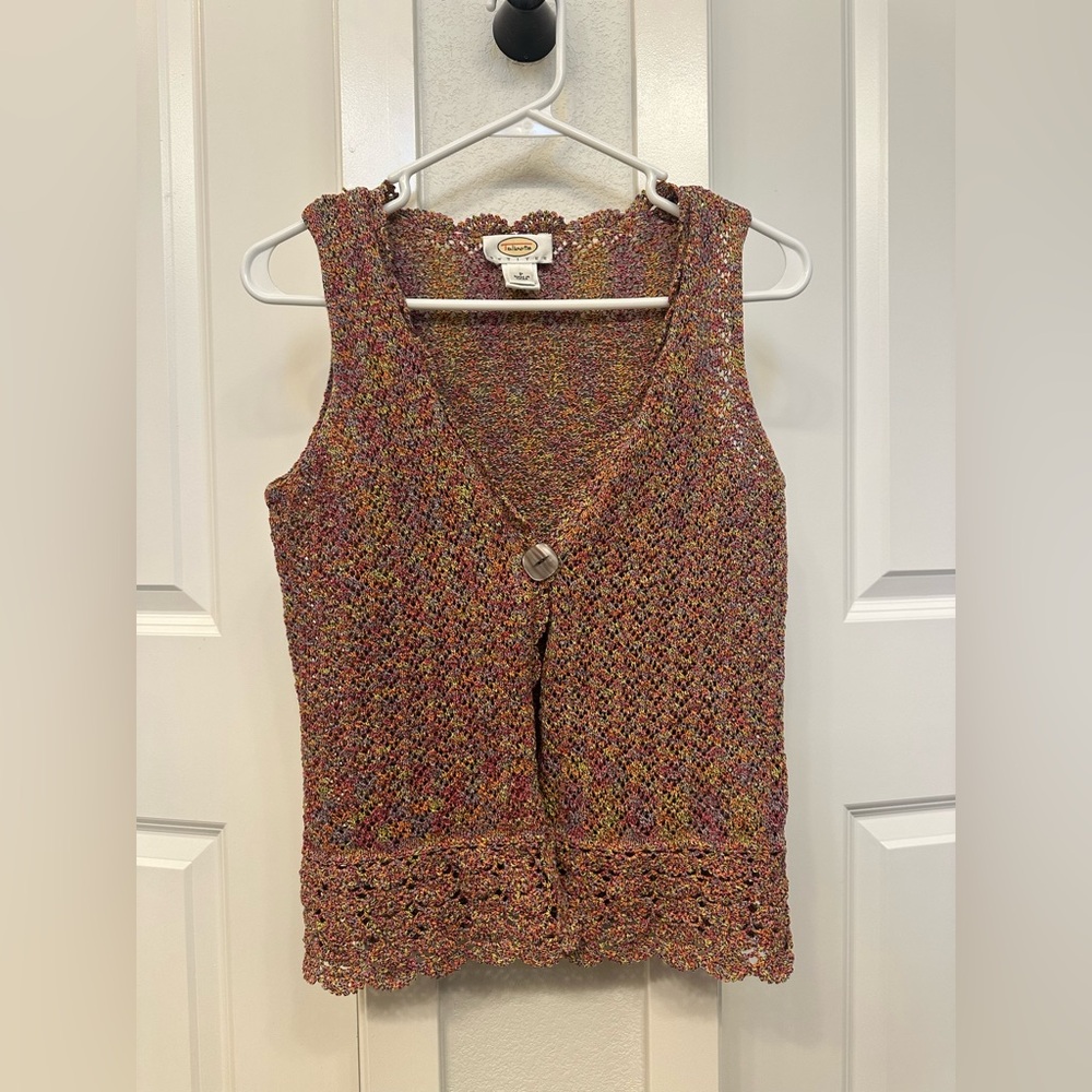 Talbots Colorful Knit Top